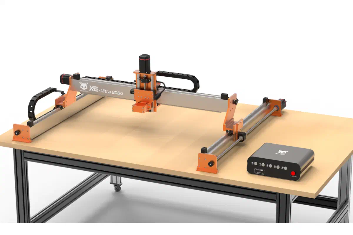 A FoxAlien XE-Ultra CNC machine.