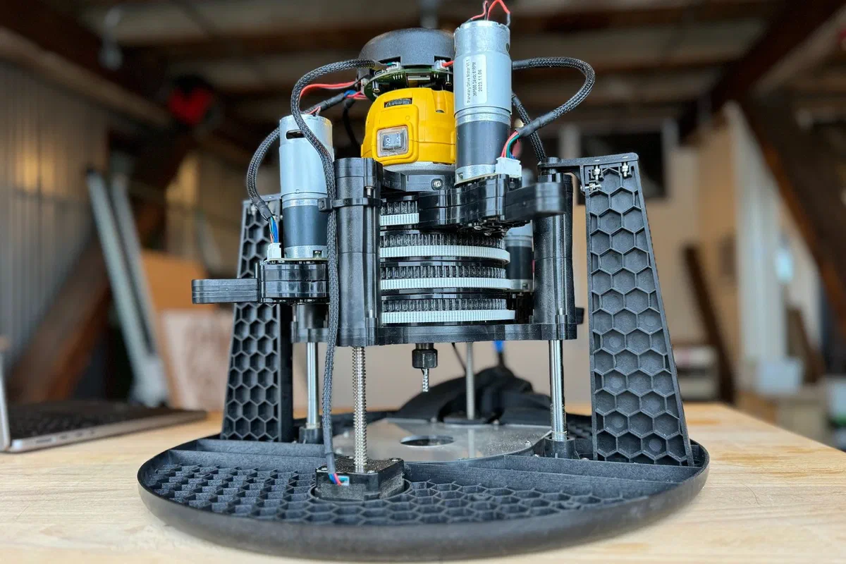 A Maslow 4.1 CNC machine.