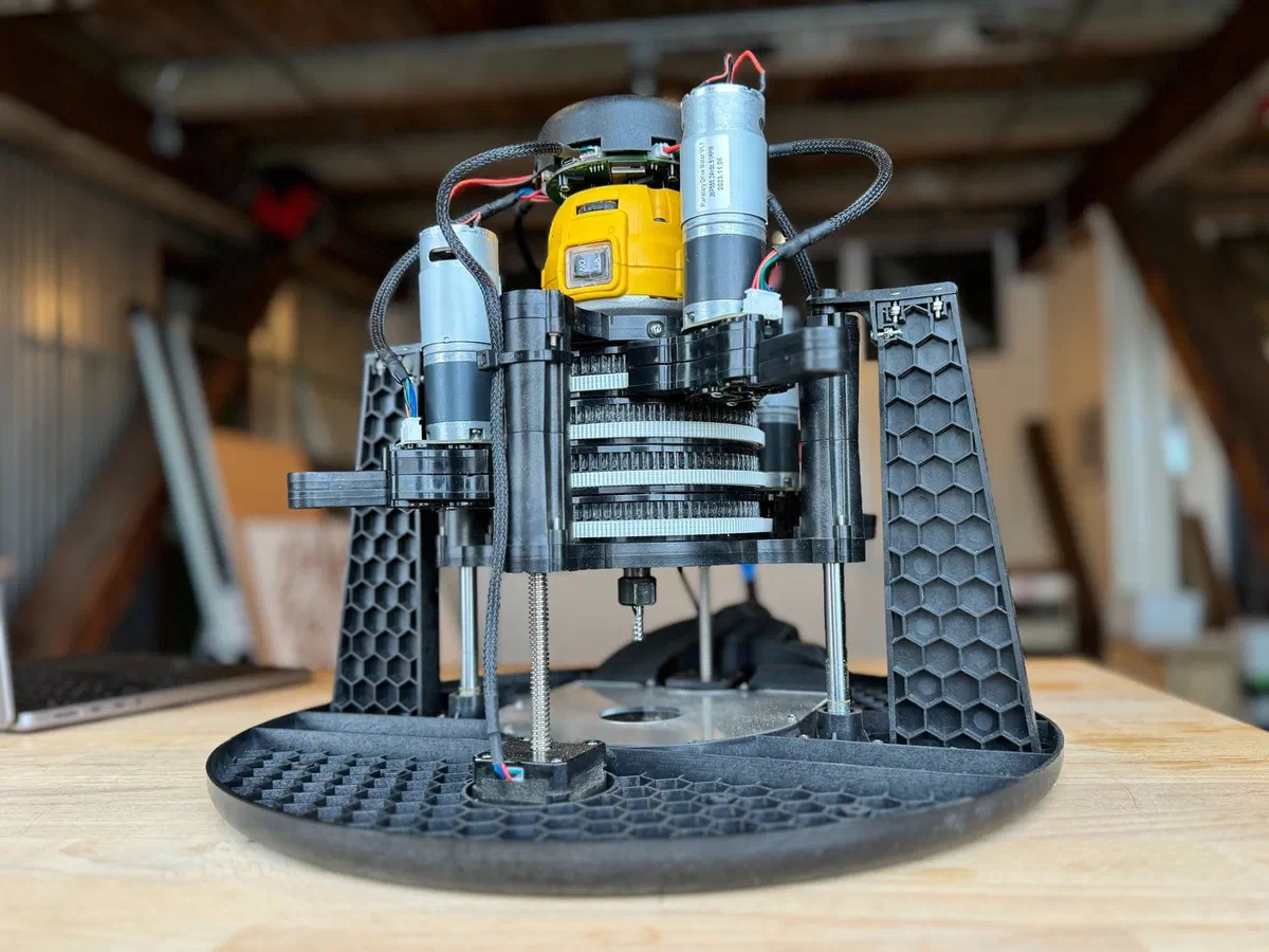 A Maslow CNC machine.