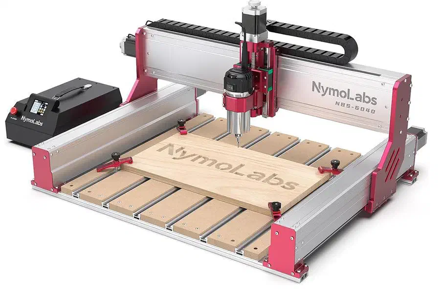 A NymoLabs NBS-6040 CNC machine.