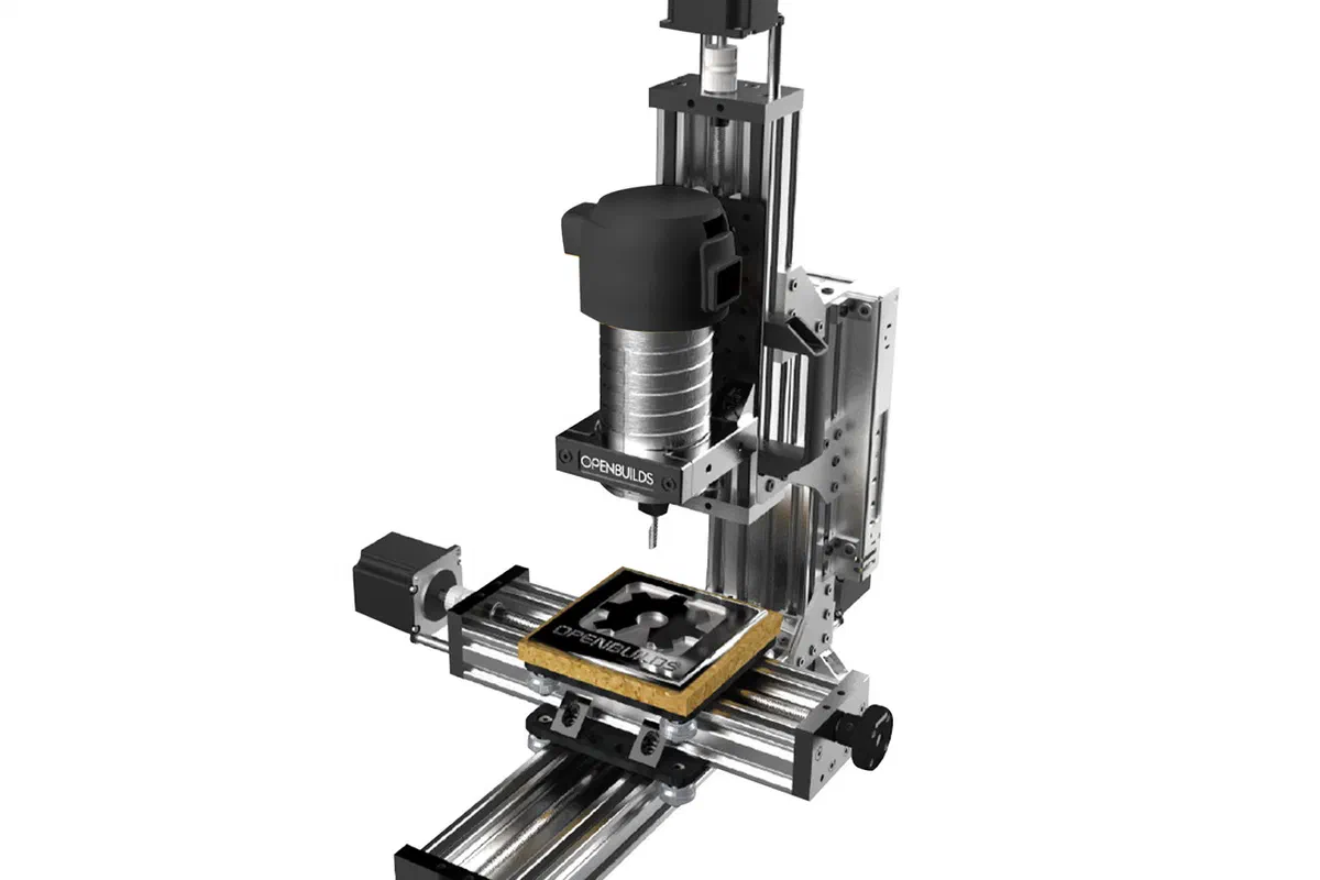 An OpenBuilds MiniMill CNC machine.