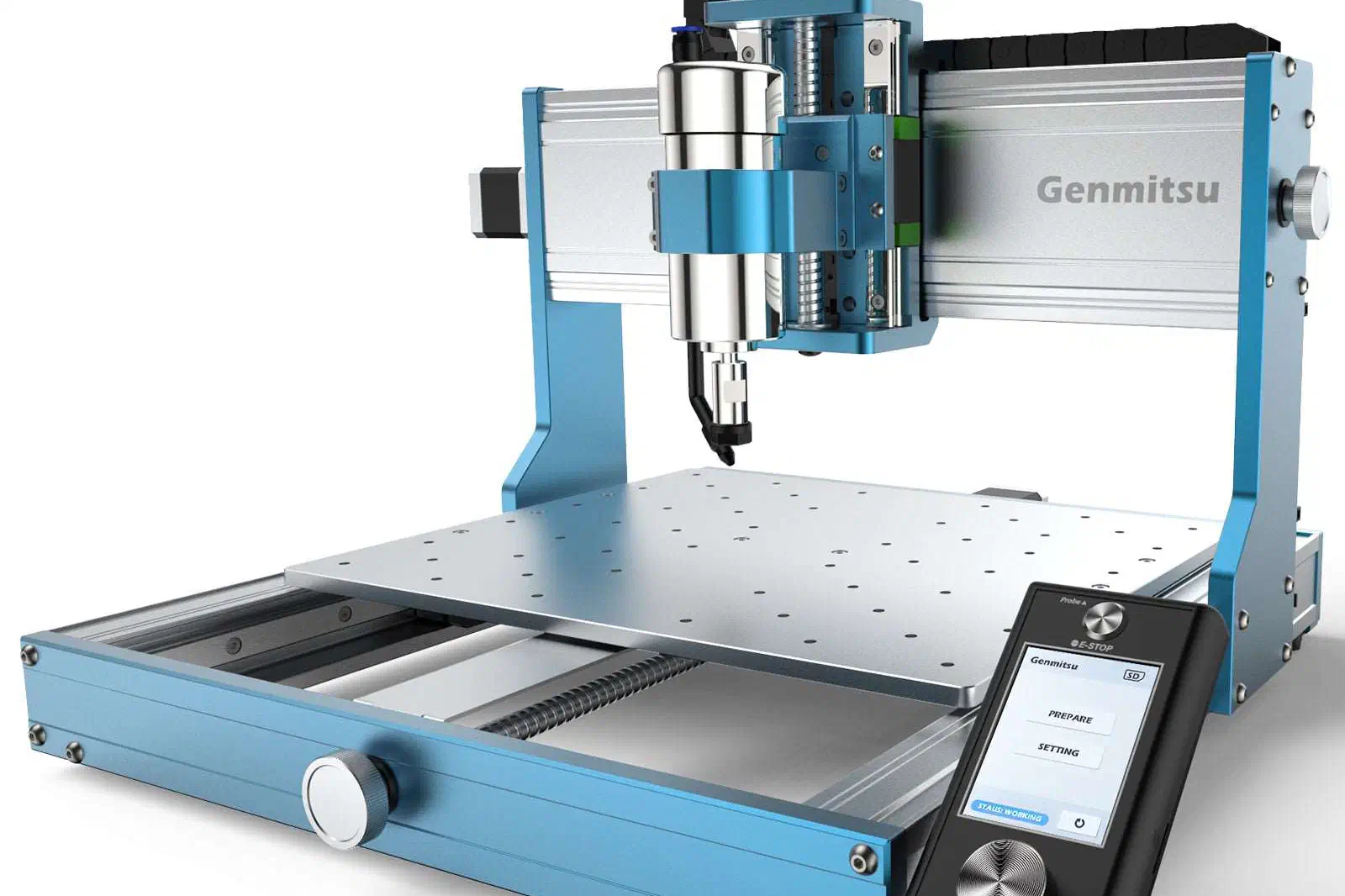 A SainSmart Genmitsu 3030-PROVer MAX CNC machine.