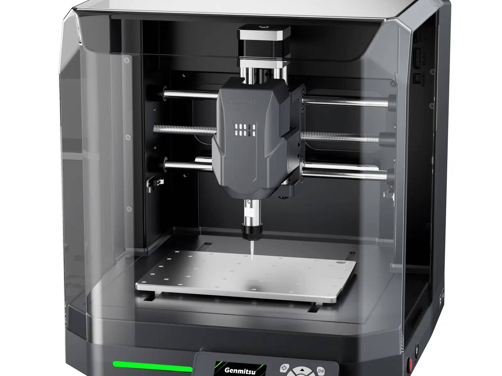 A SainSmart Genmitsu CNC machine.