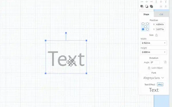 The Easel text editor with styling and alignment controls