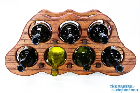 Fluffy Wine Bottle Rack