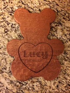 Cuddly Wooden Teddy Bear