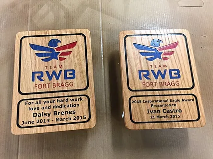 Team RWB Plaque