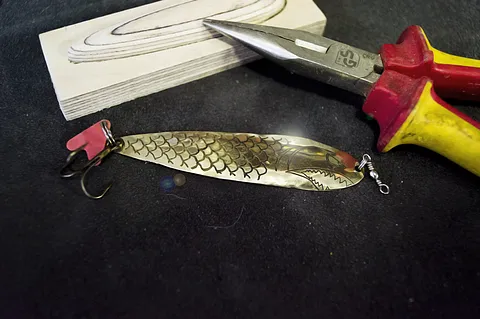 Brass fishing lure