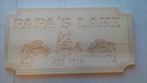 lake house sign