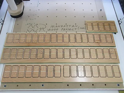 MWP 0-9 Dominoes, 55 Tiles