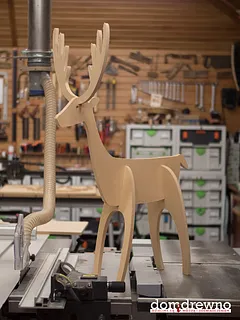 Christmas reindeer Rudolph 