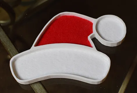 Santa Hat Candy Dish