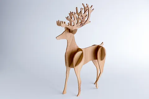 3D Plywood Reindeer