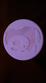 Small Ghost Smurf Cutout