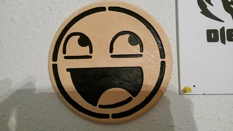 Small Smiley Face Cut out