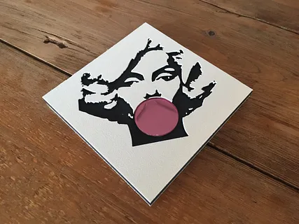Marilyn Monroe Bubble Gum Tile