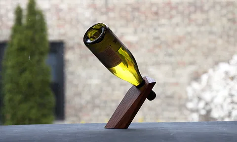 Balancing Wine Bottle Holder