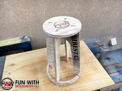 Remake of "DIRESTA Wood Stool "