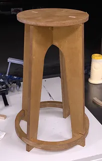 Remake of "DIRESTA Wood Stool "