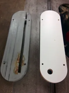 Unisaw Zero Clearance Insert Top Side