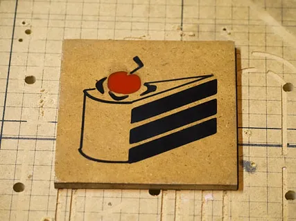 Portal Cake Coaster