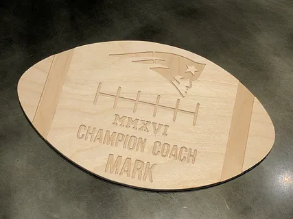 Football Plaque