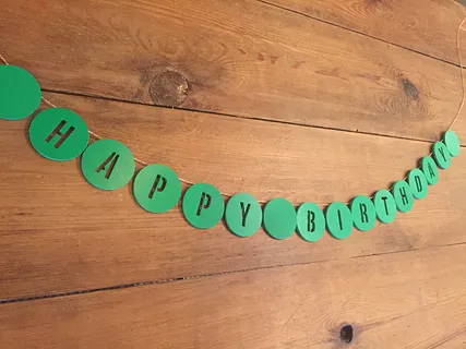 Happy Birthday Garland