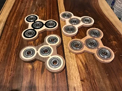 Inlay Wood Spinner