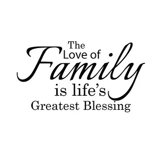 Family is a Blessing Sign 