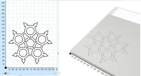 5 sided shuriken fidget spinner 