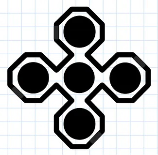 4 Arm Fidget Spinner