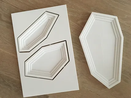 Geometric Corian Dishes