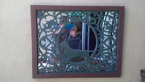 Dachshund Scrollwork Mirror