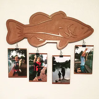 Bass Fish Wall Art / Kids Room Decor