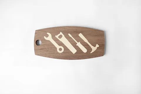 Tools Inlay Cutting Board