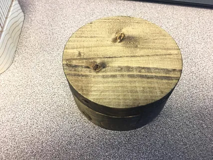 2x4 project Circle Box 1/4 flat router bit