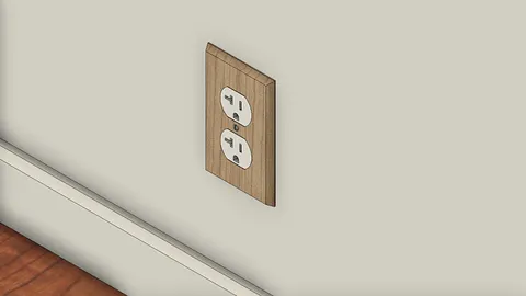 Wooden Wall Outlet Cover