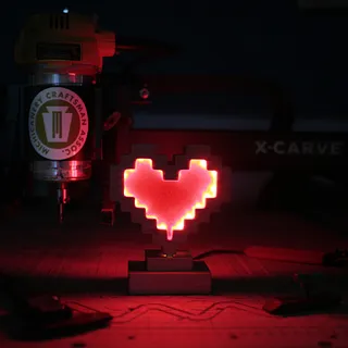 8-Bit Heart Light