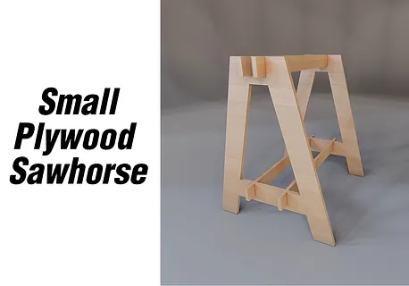 Small Plywood Sawhorse