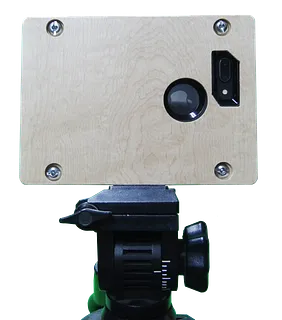 1 iPhone 8 Plus with Otterbox case for Tripod