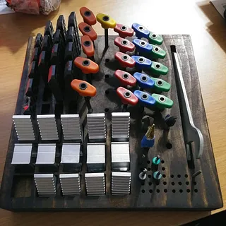CNC Clamp and Tool storage