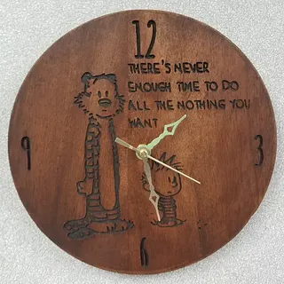 Calvin & Hobbes Clock 