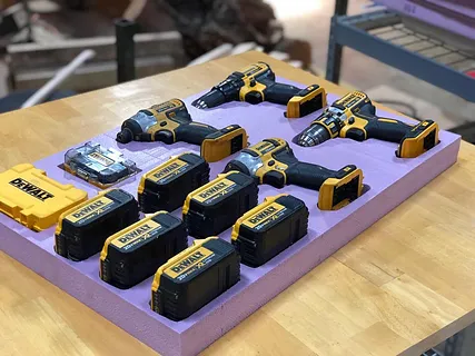 dewalt tool foam cut out