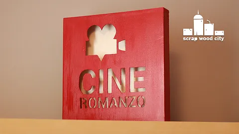 DIY led sign for the home cinema