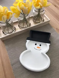 Snowman Tray