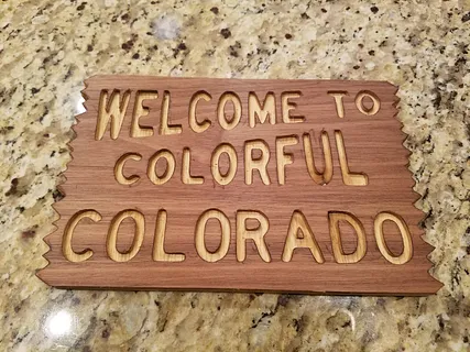 Welcome to Colorful Colorado Sign