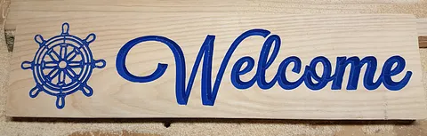 welcome sign 