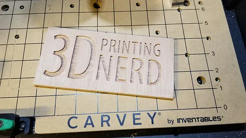 3D Printing Nerd name plate