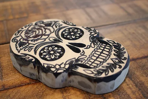 VCarved Sugar Skull
