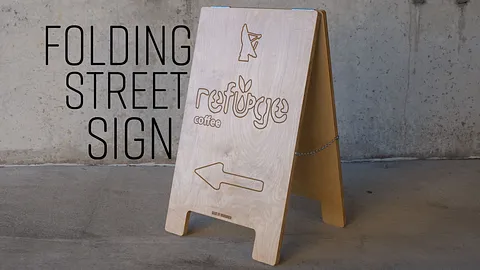 Folding Street Sign